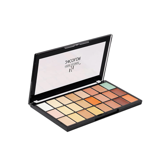 Half N Half HD PRO Matte Full Cover Concealer Palette CL-07-02 Light Medium