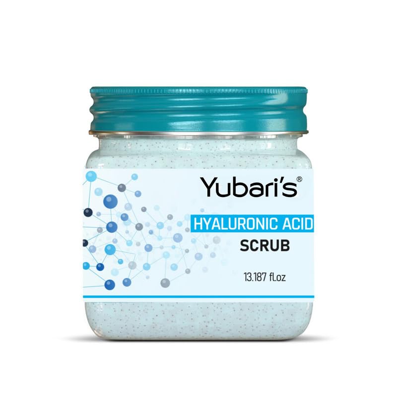Yubari's HYALURONIC SCRUB For Youth Revitalizing, Nourishing, Hydrating & Elasticity (390 ml)