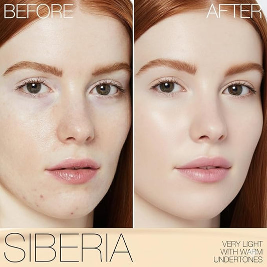 NAARSS Light Reflecting Foundation,Longwear, Warm Undertones, Full Coverage