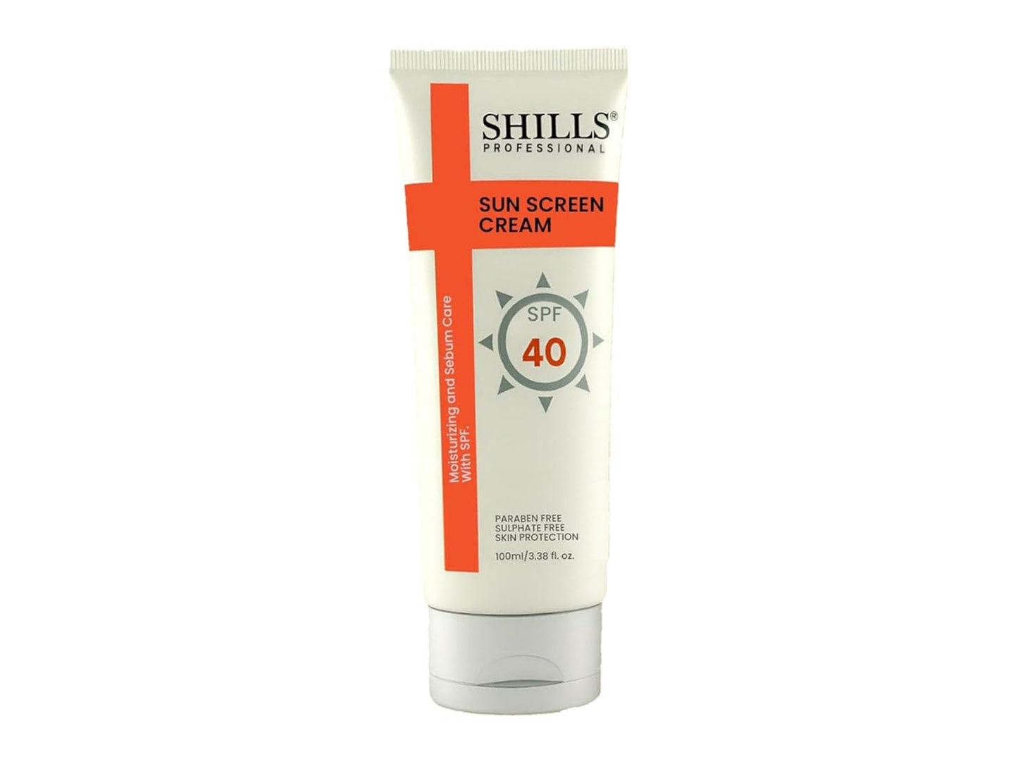 Shills Professional UV Sun Block Cream, SPF 30 PA, Paraben-Free, Moisturising with Adenosine, 100ml