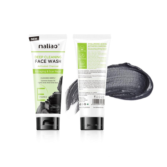 Maliao Charcoal Face Wash with Activated Charcoal - Ultimate Oil Control