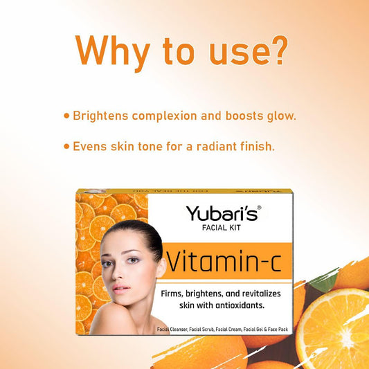 Yubari's Vitaminc Facial Face Kit For Men&Women(750 Gram)