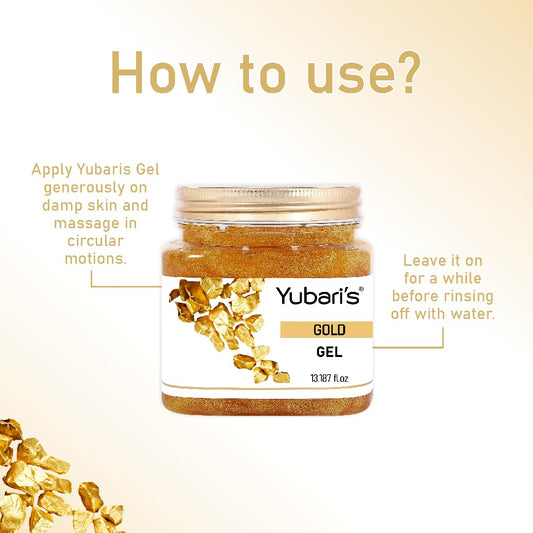 Yubari's Gold Gel For Face & Body For Normal Skin (390 Ml)