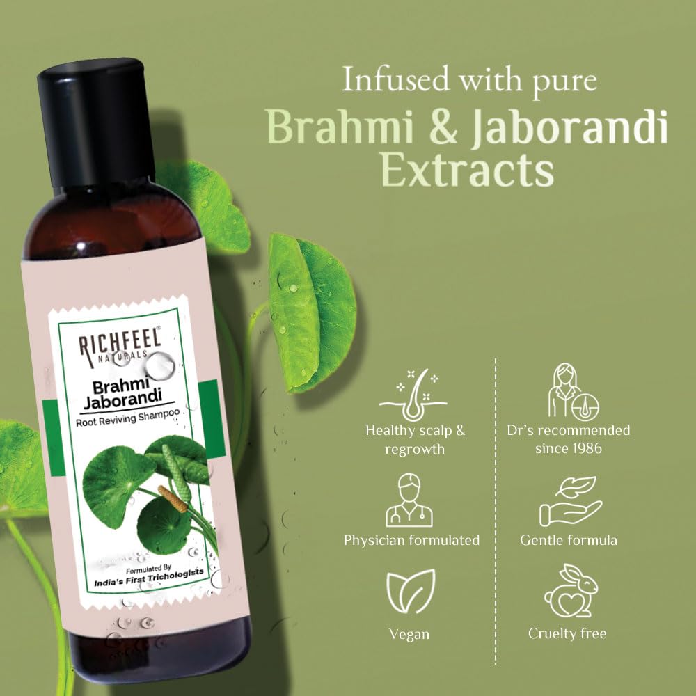 Richfeel Brahmi Jaborandi Root Reviving Shampoo 80ml