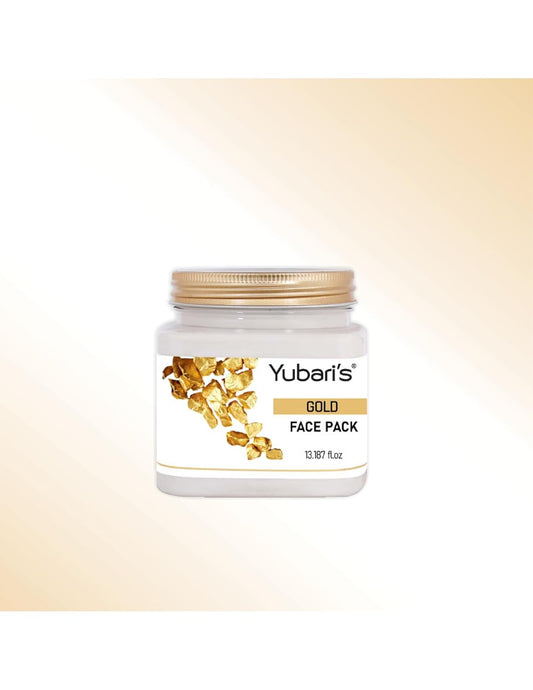 Yubari's Gold Face Pack for Glowing Skin, Oil Control, Acne, Pimples, Detan, Blemishes, Pigmentation & Brightening, Face Cleansing For Face & Body (390 Ml)