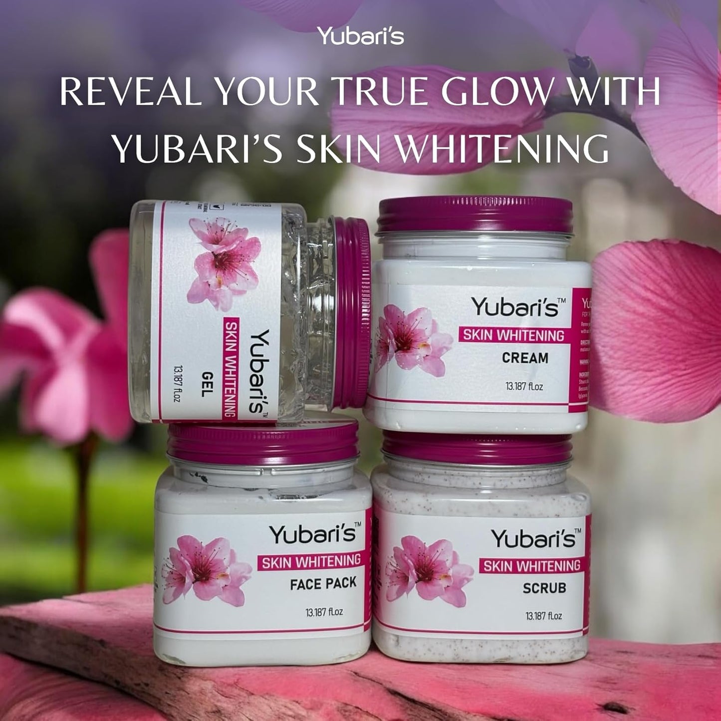 Yubari's WHITE SKIN GEL For Skin Whitening, Skin Lightening, Dark Spots, Reduce Pigmentation, Glowing and Bright Skin (390 ml)