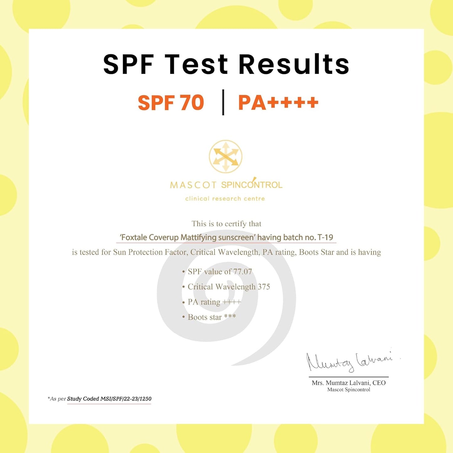 Foxtale SPF 70 Gel-Cream Sunscreen for Oily Skin | Oil Control Sunscreen with PA++++ & Niacinamide | UVA UVB Protection | Prevents Tan | Lightweight, Pore-minimising, No White Cast | 50ml