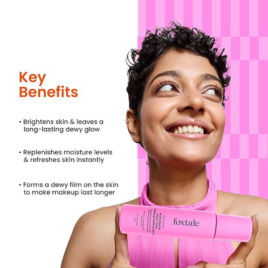 Foxtale Multivitamin Glow Toner & Makeup Setting Spray with Vitamin C & Niacinamide, Hydrating Toner for Glowing Skin, Alcohol-Free, For All Skin Types, 150 ml