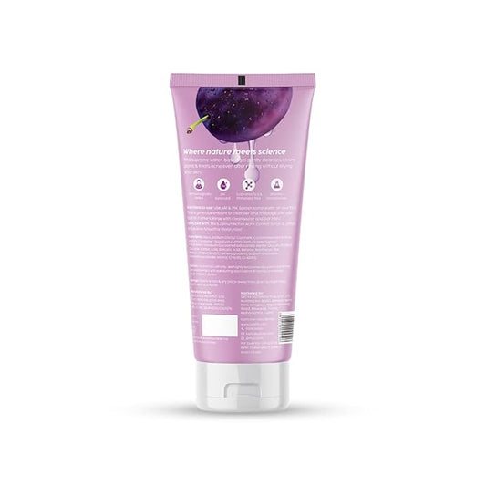 Plix 0.5% Salicylic Acid Jamun Face Wash Cleanser Gel For Active Acne & Oil Control, For Breakouts 100ml