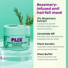 Plix rosemary Anti-Hair Fall Treatment For Hair Thinning, New Hair Growth & More Volume 200g
