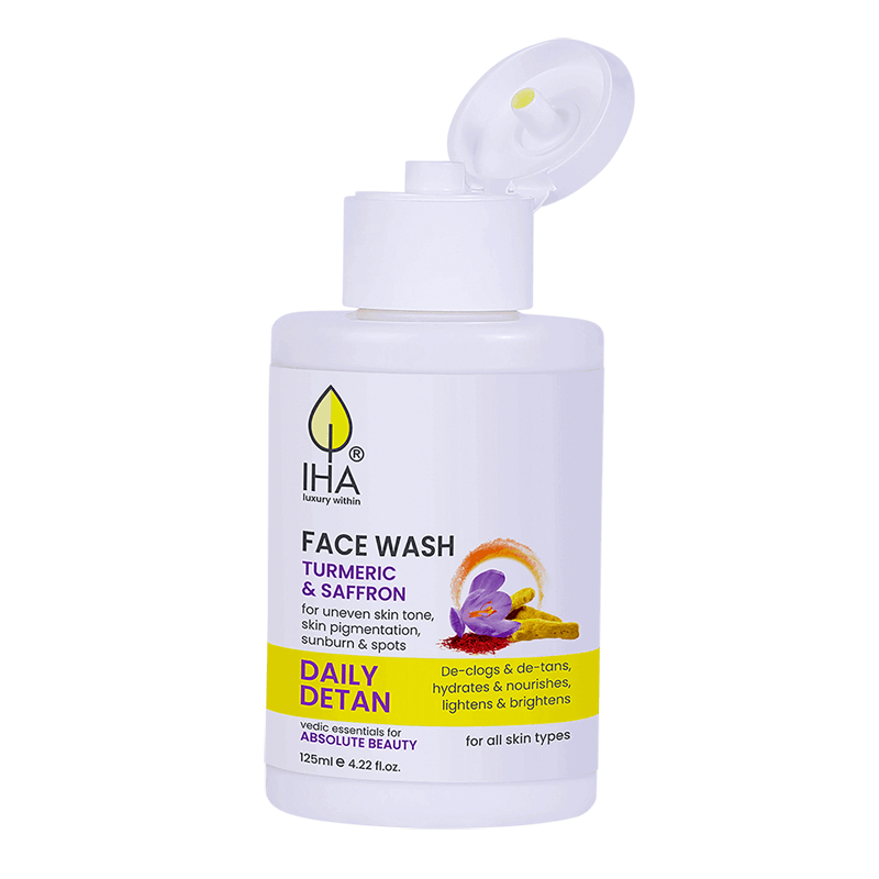 IHA Turmeric & Saffron Facewash – 100ml