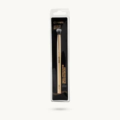 MARS Artist's Arsenal Professional Small Blending Eyeshadow Makeup Brush | Feather Soft Touch | Precise Synthetic Bristle | Perfect for Eyeshadow | Luxe Packaging Makeup Brush (Golden)