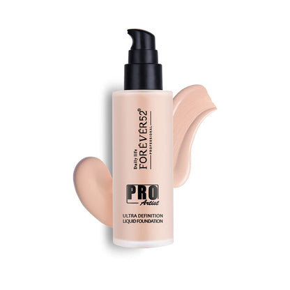 Daily Life Forever52 Pro Artist Ultra Definition Liquid Foundation-60Ml(Milk Cake-03,Fair To Mediium Skin Tone)Matte & Poreless Long-Lasting Full Coverage For Women