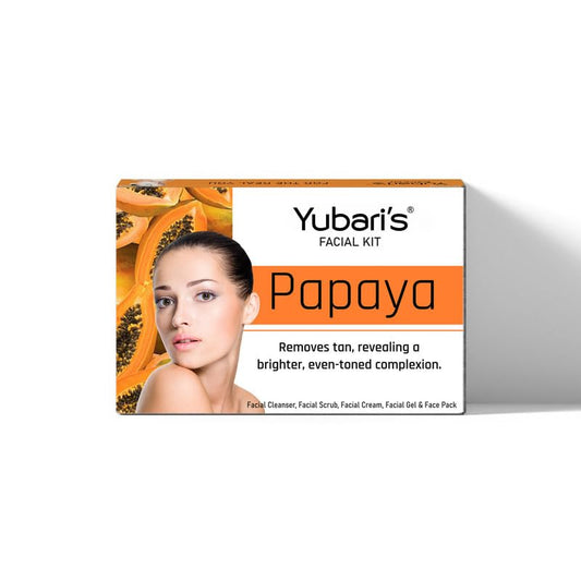 Yubari's Papaya Facial Face Kit For Men&Women(450 Gram)