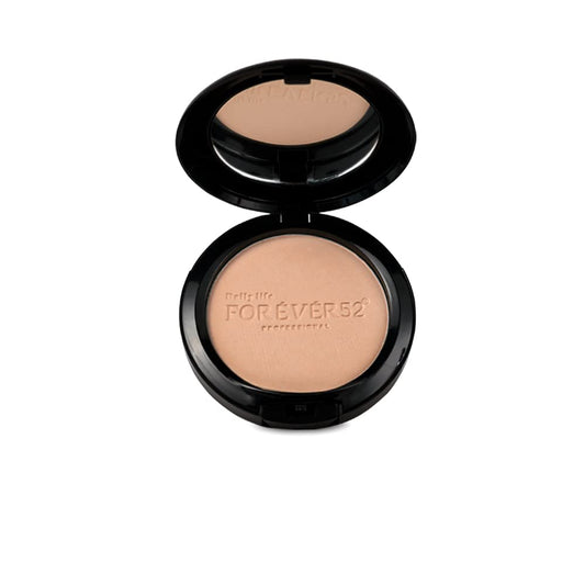 Daily Life Forever52 Two Way Cake Compact for All Skin Types | Lightweight Satin Matte Finish, Oil-Control, Sun Protection, Long-Lasting Coverage, Smooth & Healthy Glow (Medium Shade With Golden Undertone, 12g)