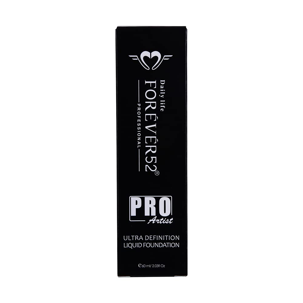 Daily Life Forever52 Pro Artist Ultra Definition Liquid Foundation-60Ml(Milk Cake-03,Fair To Mediium Skin Tone)Matte & Poreless Long-Lasting Full Coverage For Women