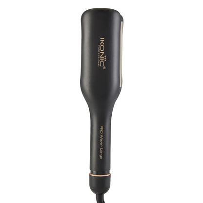 Ikonic Pro Waver Large- Professional Style Wavy Hair for Party, Birthday, Weddings - Perfect for Women and Salon Use Wave Types - Beachy, Loose Curls, 60mins Auto Shut-off Function and LED Temperature Display.