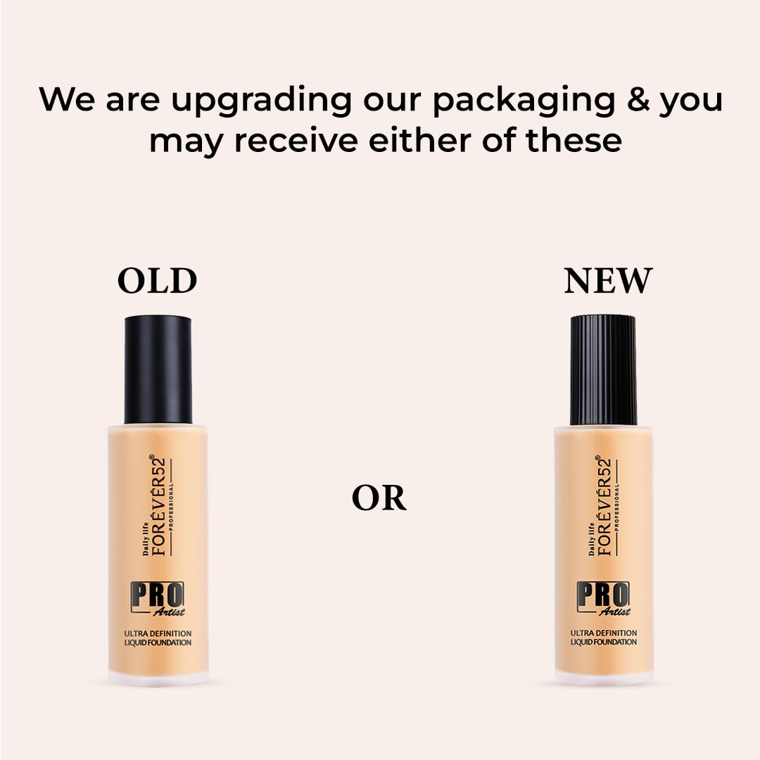 Daily Life Forever52 Pro Artist Ultra Definition Liquid Foundation For Normal Skin-60Ml(Caramel-11,Mediium To Dark Skin Tone)Matte & Poreless Long-Lasting Full Coverage For Women