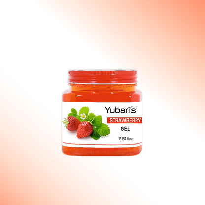 Yubari's Strawberry Gel For Face & Body For Normal Skin (390 Ml)