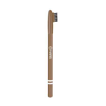 MARS Eyebrow Pencil With Spoolie | Long Lasting & Smudge Proof | High Pigmented Eyebrow Pencil (1.2 gm) (Natural Brown)