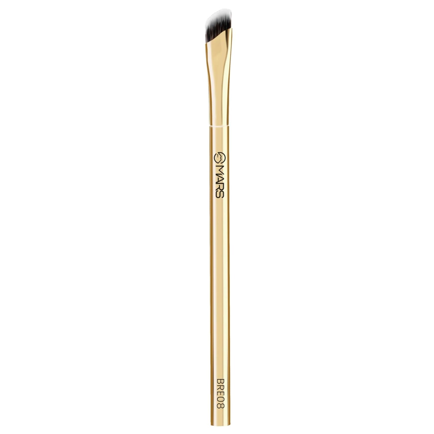 MARS Artist's Arsenal Precision Eye Brush | Ultra-Fine Bristles | Perfect for Master Detailed Application | Multi-Functional | Soft and Ergonomic Design | Luxe Packaging (Golden)
