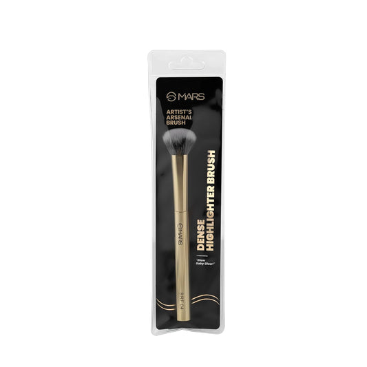 MARS Artist's Arsenal Professional Dense Highlighter Brush For Face | Precise Synthetic Bristles | Feather Soft Touch | Professional Makeup Brush