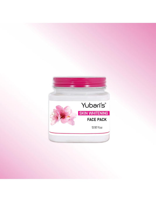 Yubari's SKIN WHITENING FACE PACK For Skin Whitening, Skin Lightening, Dark Spot Reduction & Reduce Pigmentation (390 ml)