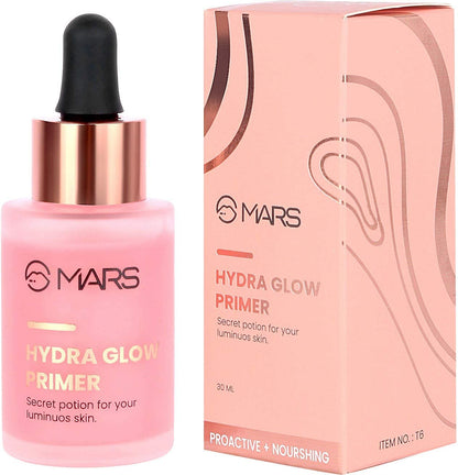 Mars Hydra Glow Primer For Women Proactive, Nourshing Base For Makeup All Skin Type T6 30Ml (Pack Of 1).
