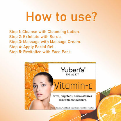 Yubari's Vitaminc Facial Face Kit For Men&Women(750 Gram)