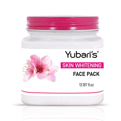 Yubari's SKIN WHITENING FACE PACK For Skin Whitening, Skin Lightening, Dark Spot Reduction & Reduce Pigmentation (390 ml)
