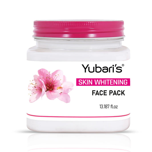 Yubari's SKIN WHITENING FACE PACK For Skin Whitening, Skin Lightening, Dark Spot Reduction & Reduce Pigmentation (390 ml)