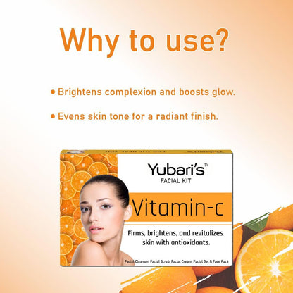 Yubari's Vitaminc Facial Face Kit For Men&Women(750 Gram)