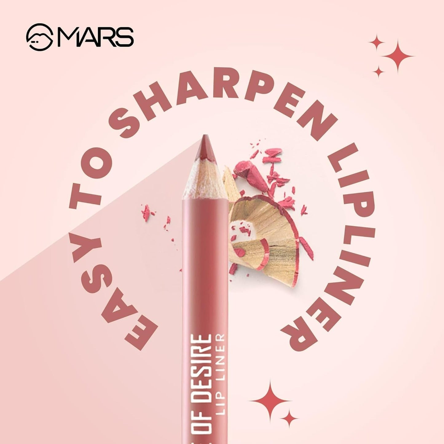 MARS Matte Lip Liner with Holder Set of 10 | One Swipe Smooth Application | Long Lasting & Travel Friendly Lip Pencil | Multicolor | Set-A (1.4g x 10)