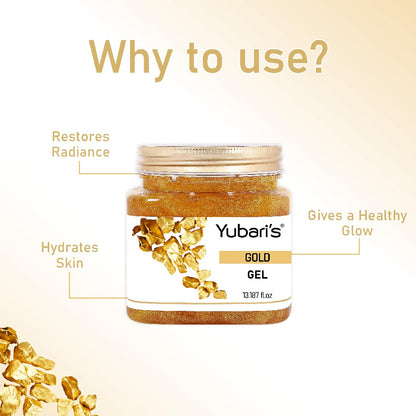 Yubari's Gold Gel For Face & Body For Normal Skin (390 Ml)