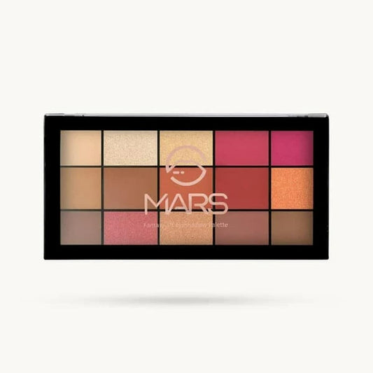 MARS Fantasy 15 Eyeshadow Palette | Highly Pigmented & Easy to Blend | Matte and Shimmer Shades (22.5g) (02-Multicolor)