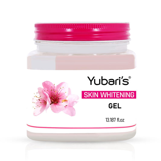 Yubari's WHITE SKIN GEL For Skin Whitening, Skin Lightening, Dark Spots, Reduce Pigmentation, Glowing and Bright Skin (390 ml)