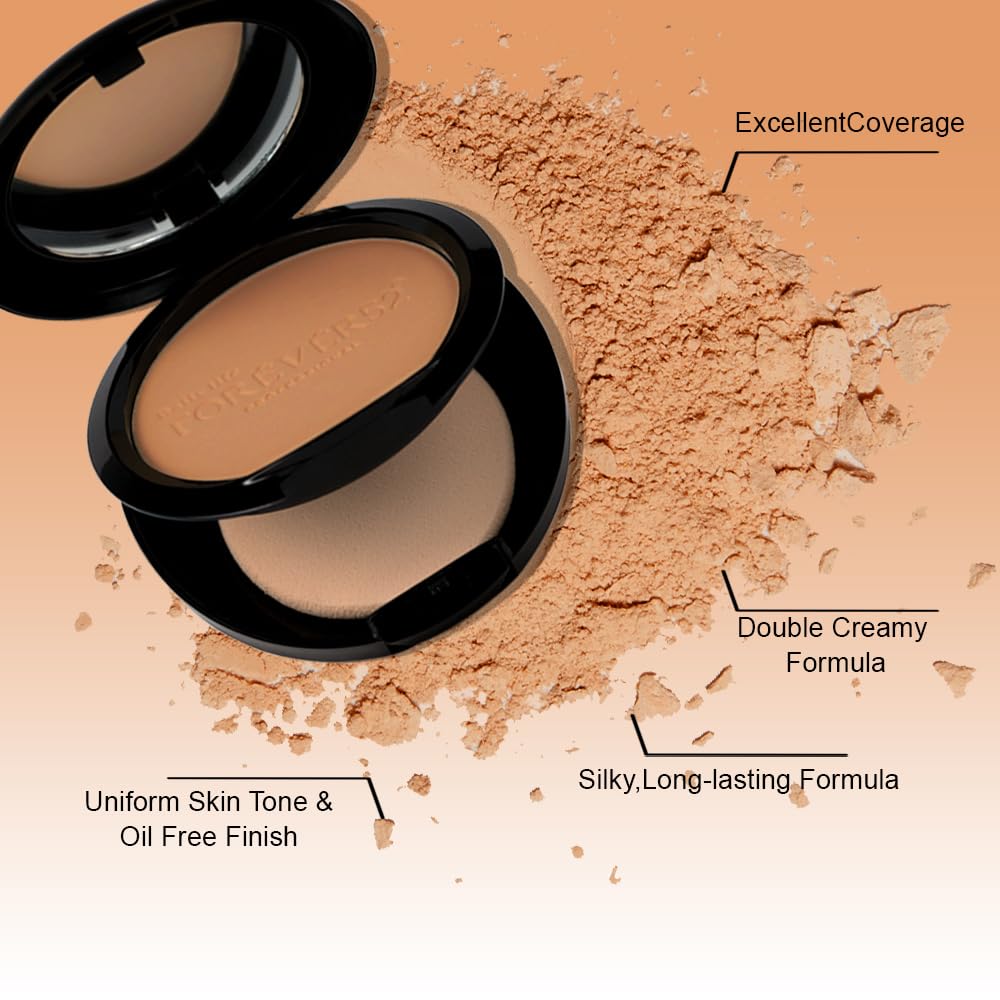 Daily Life Forever52 Two Way Cake Compact for All Skin Types | Lightweight Satin Matte Finish, Oil-Control, Sun Protection, Long-Lasting Coverage, Smooth & Healthy Glow (A011, 12g)