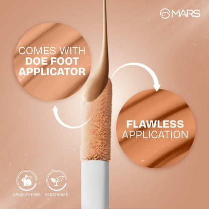 MARS God's Glow Illuminator Highlighter (30ml) (06-TOFFEE) | Hyaluronic Acid, Green Tea & Rosemary Extract | Sheer Coverage | Light-Weight | Flawless Natural Look