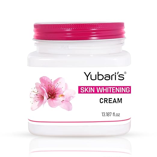 Yubari's Skin Whitening Face And Body Cream For Women and Men (390 Ml) | All Skin Types |Soft and Healthy Skin | Repairing & Nourishment | Deep Hydration & Moisturization | 100% Vegan | Paraben Free