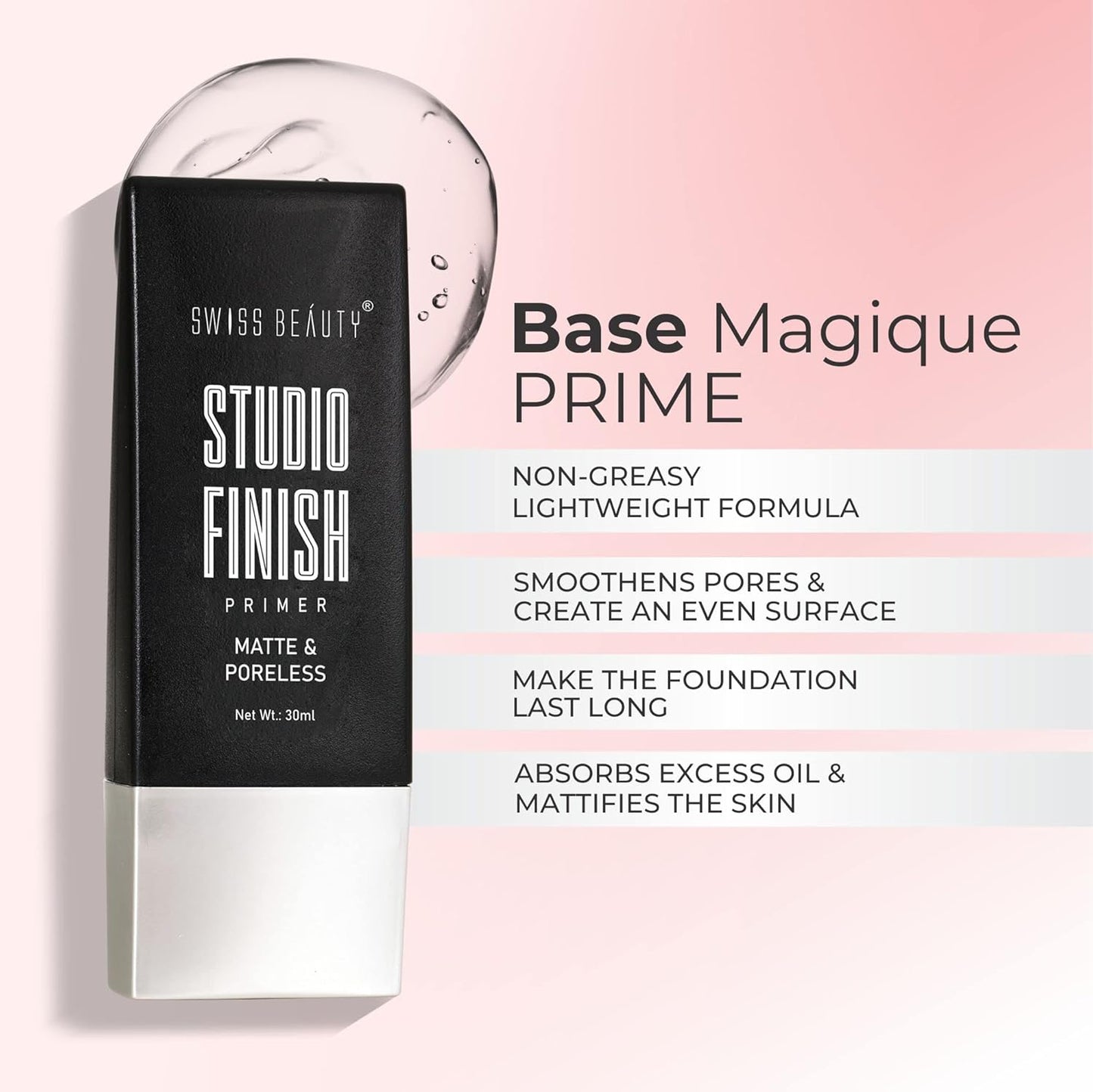 Swiss Beauty Makeup Primer, Face Makeup, 30Ml