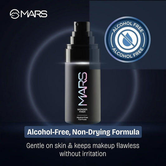 MARS Alcohol-Free Wonder Make Up Fixer Spray for Women | Long Lasting Effect |Minimal Fragnance | Matte Finish | Hydrating | Travel Friendly | Non-Sticky (50ml) Visit the MARS Store