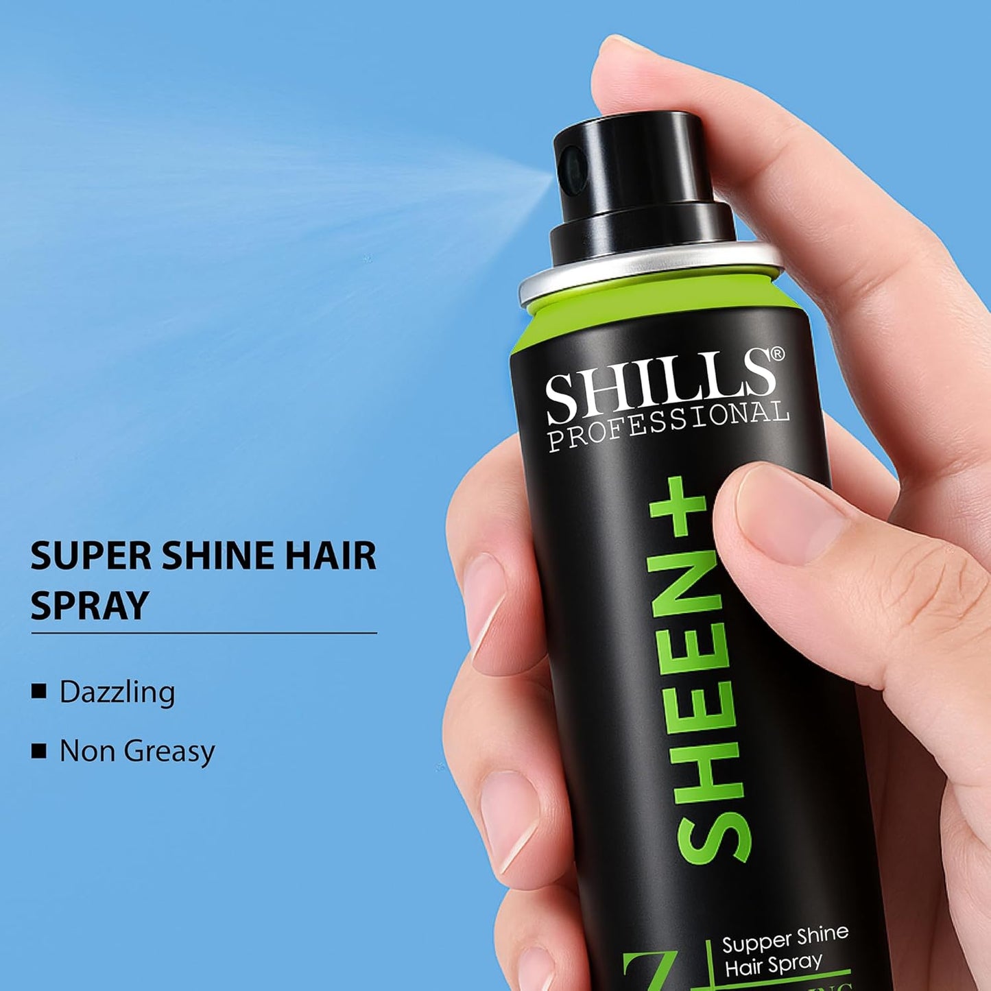 Shills Professional Sheen+ Super Shine Hair Spray 100ml