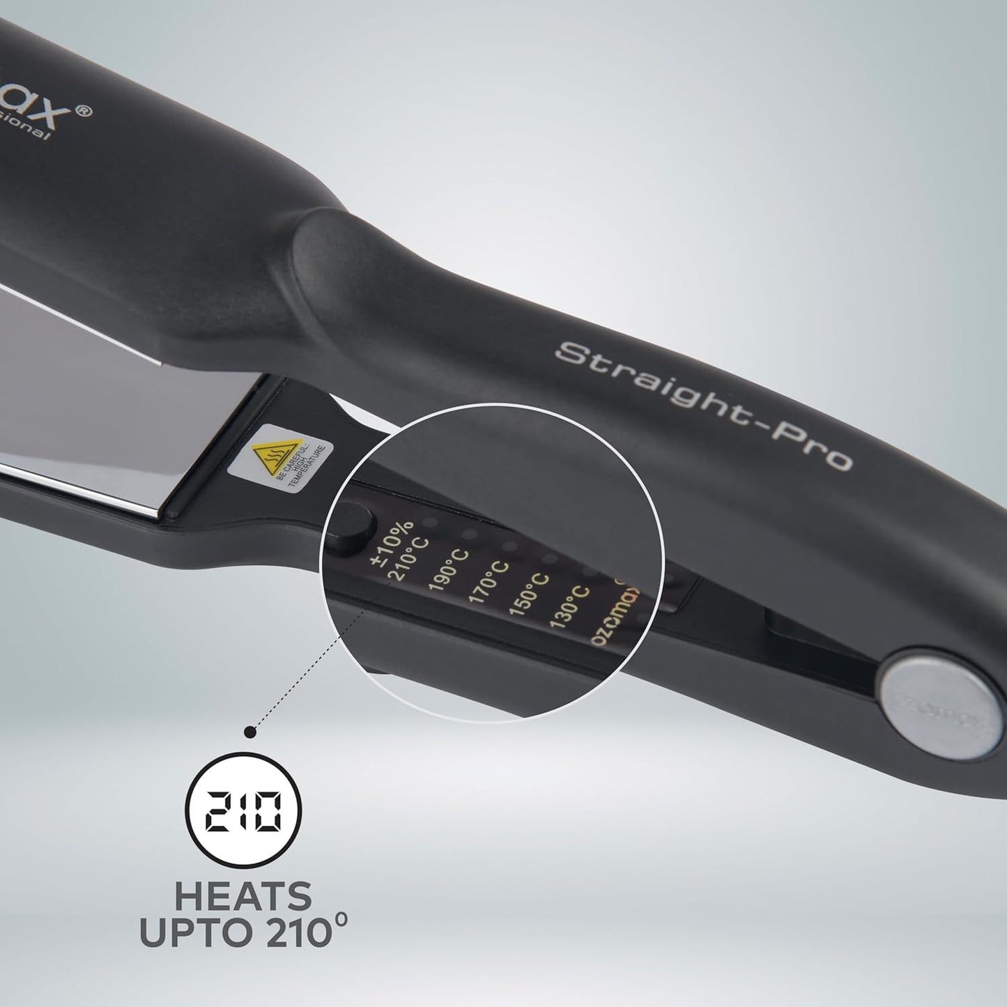 OZOMAX Excel Pro Hair Straightener: The Professional's Secret to Sleek, Smooth, and Straight Hair with Every Use