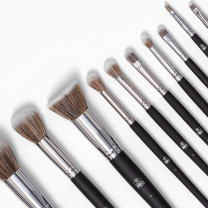 Professionnels Makeup Brush Set of 13 - Black