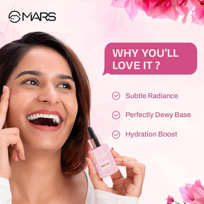 Mars Hydra Glow Primer For Women Proactive, Nourshing Base For Makeup All Skin Type T6 30Ml (Pack Of 1).