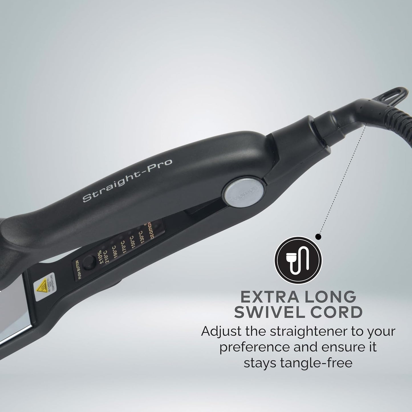 OZOMAX Excel Pro Hair Straightener: The Professional's Secret to Sleek, Smooth, and Straight Hair with Every Use