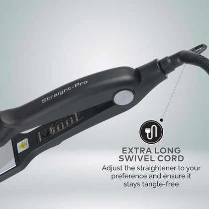 OZOMAX Excel Pro Hair Straightener: The Professional's Secret to Sleek, Smooth, and Straight Hair with Every Use