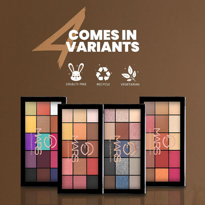 MARS Fantasy 15 Eyeshadow Palette | Highly Pigmented & Easy to Blend | Matte and Shimmer Shades (22.5g) (02-Multicolor)