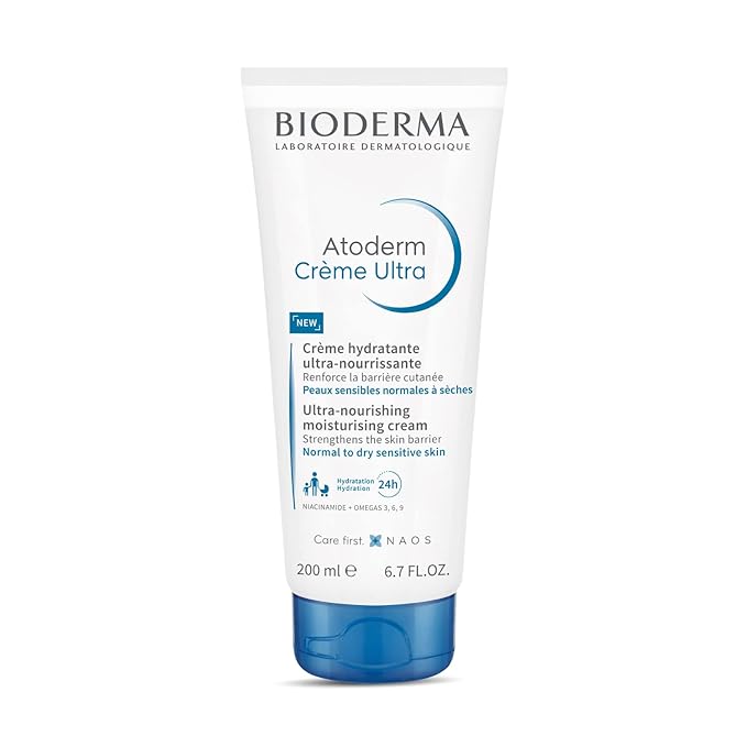 Bioderma Atoderm Creme Ultra-Nourishing - Moisturizer For Normal To Sensitive Dry Skin, 200ml