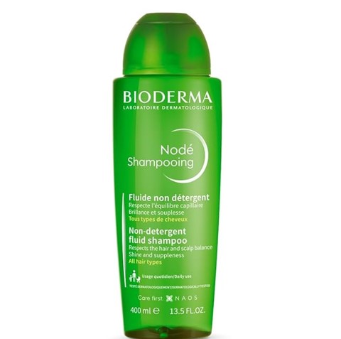 Bioderma Nodé Shampooing - Non-detergent fluid shampoo - Cleanses, respects and protects. 400ml